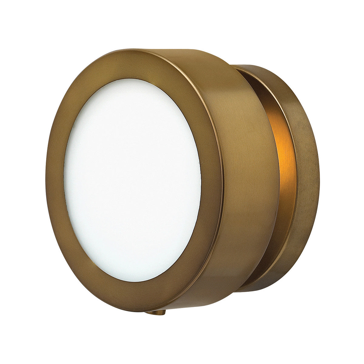 Mercer Small Wall or Ceiling Light in Heritage Brass