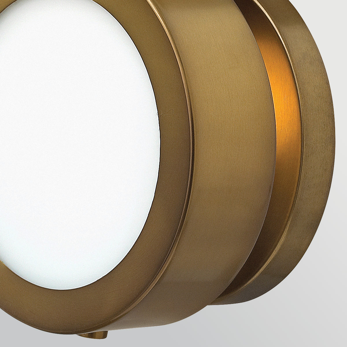 Mercer Small Wall or Ceiling Light in Heritage Brass
