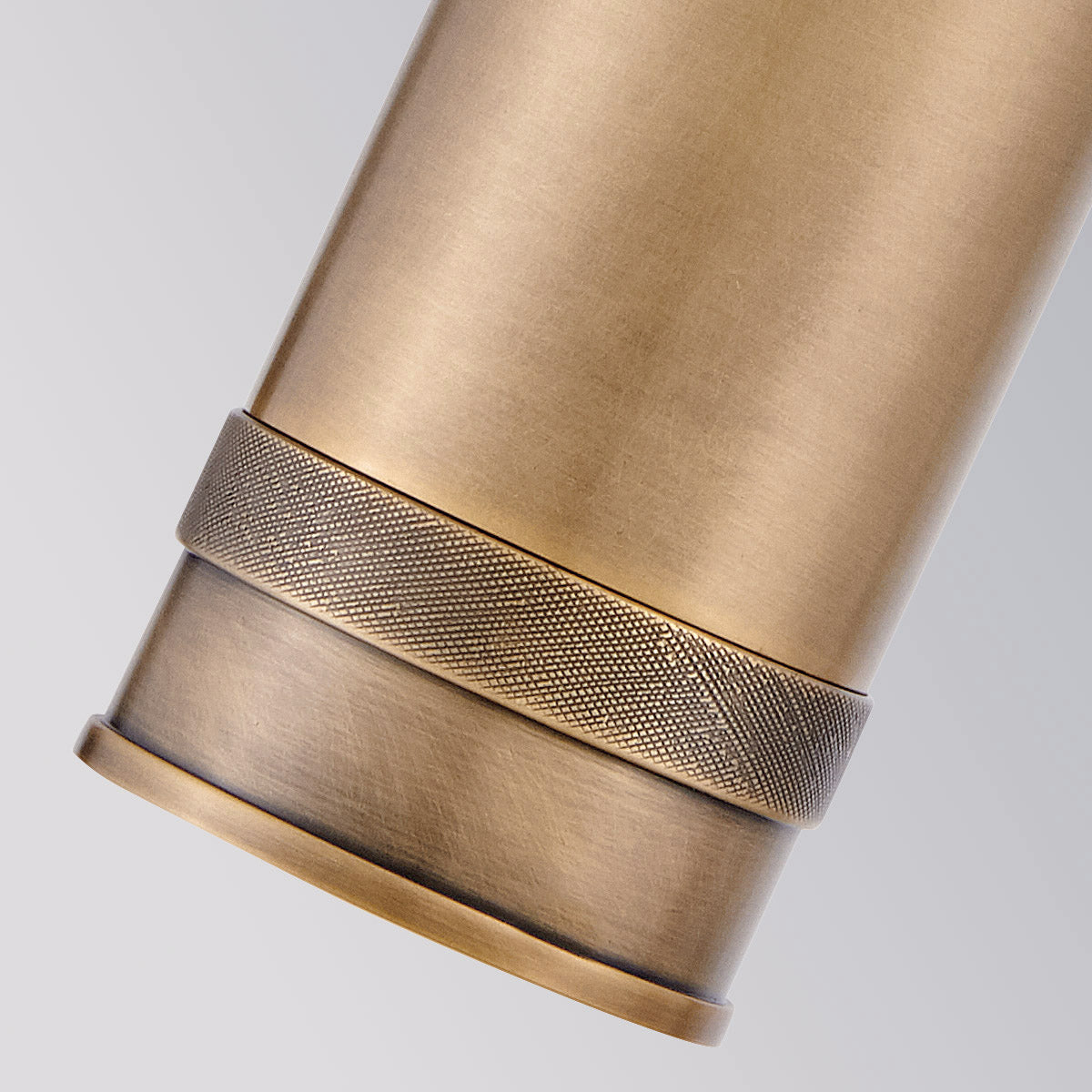 Pratt IP44 Exterior Single Adjustable Spotlight in Heritage Brass