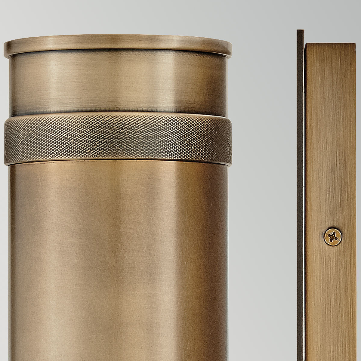Pratt IP44 Exterior Up and Down Wall Light in Heritage Brass