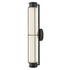 Saylor Medium IP44 Dimmable LED Bathroom Wall Light in Matte Black