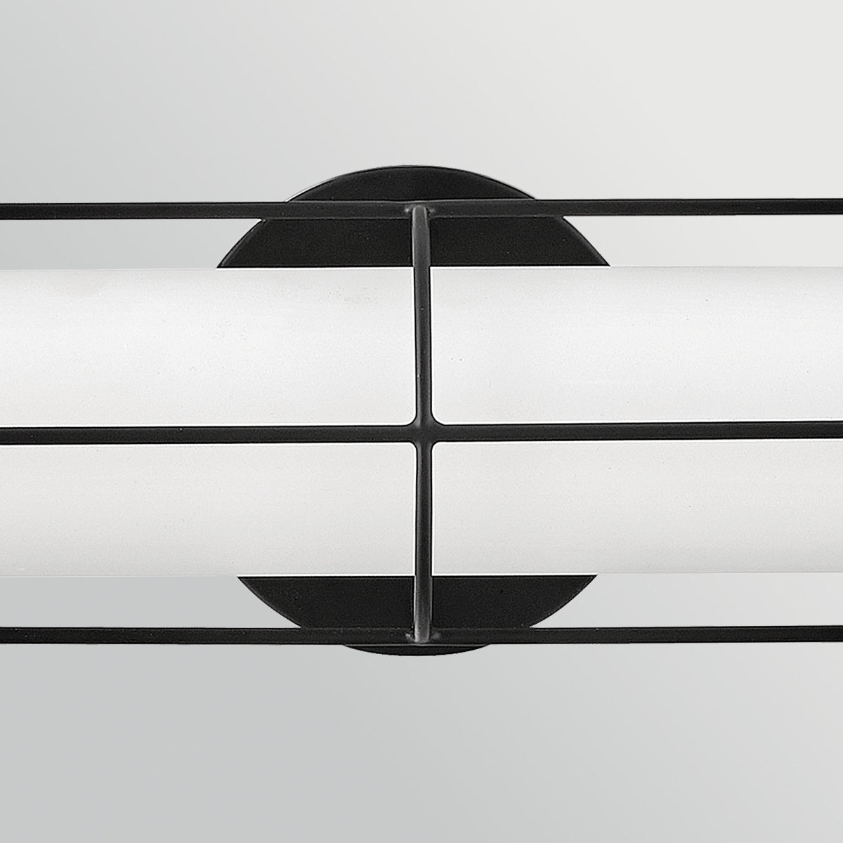 Saylor Medium IP44 Dimmable LED Bathroom Wall Light in Matte Black