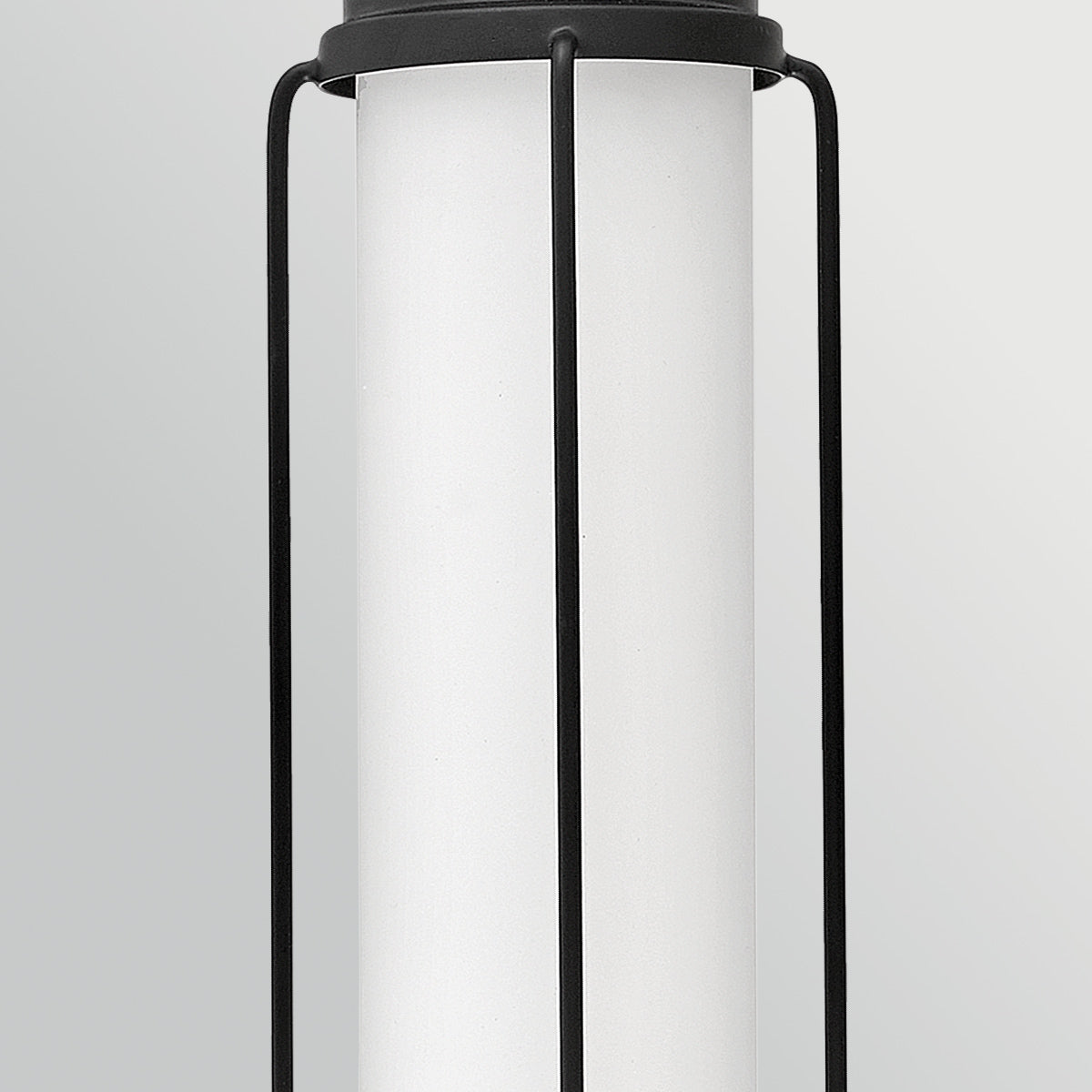 Saylor Medium IP44 Dimmable LED Bathroom Wall Light in Matte Black