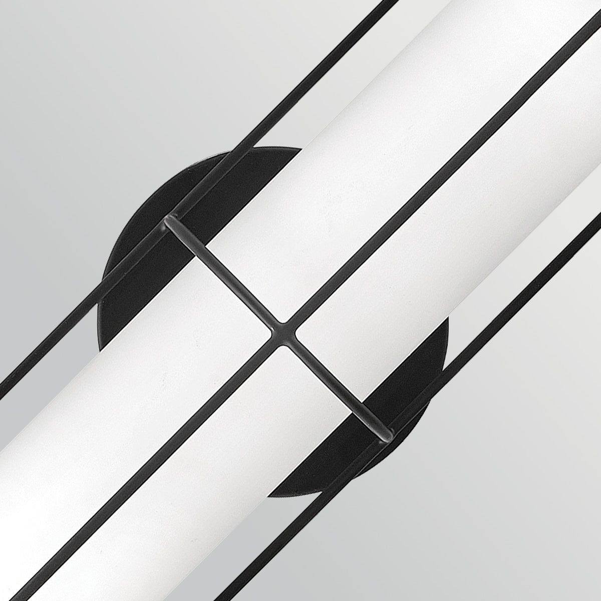 Saylor Small IP44 Dimmable LED Bathroom Wall Light in Matte Black