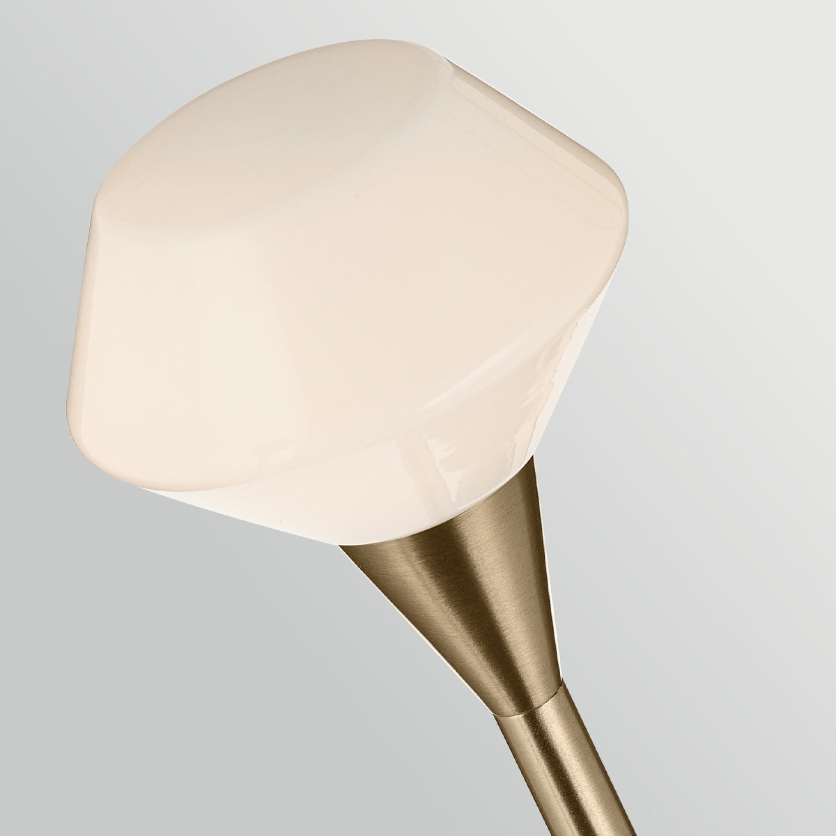 Cassius Four Light Pendant or Semi Flush Ceiling Light in Champagne Bronze