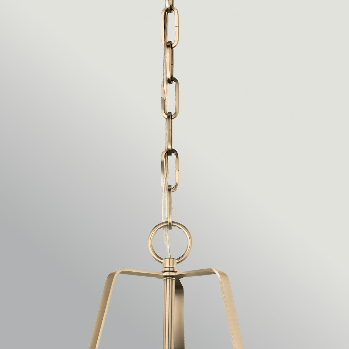 Etcher Medium Single Drop Pendant in Black & Champagne Bronze