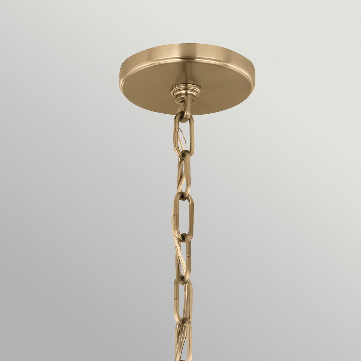 Etcher Medium Single Drop Pendant in Champagne Bronze