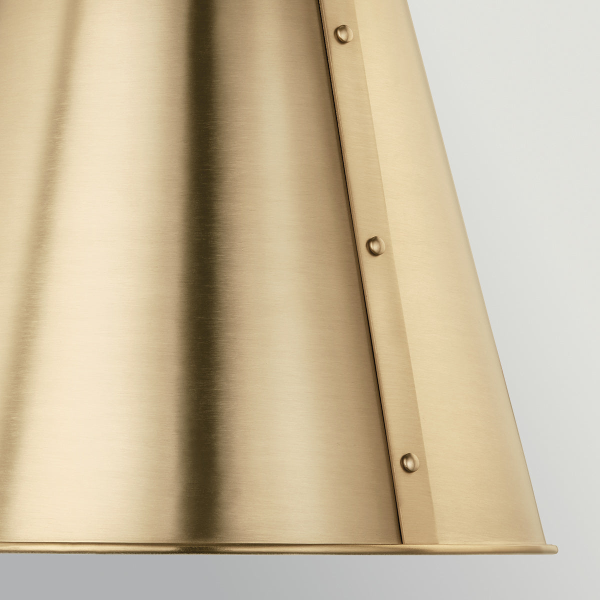 Etcher Medium Single Drop Pendant in Champagne Bronze
