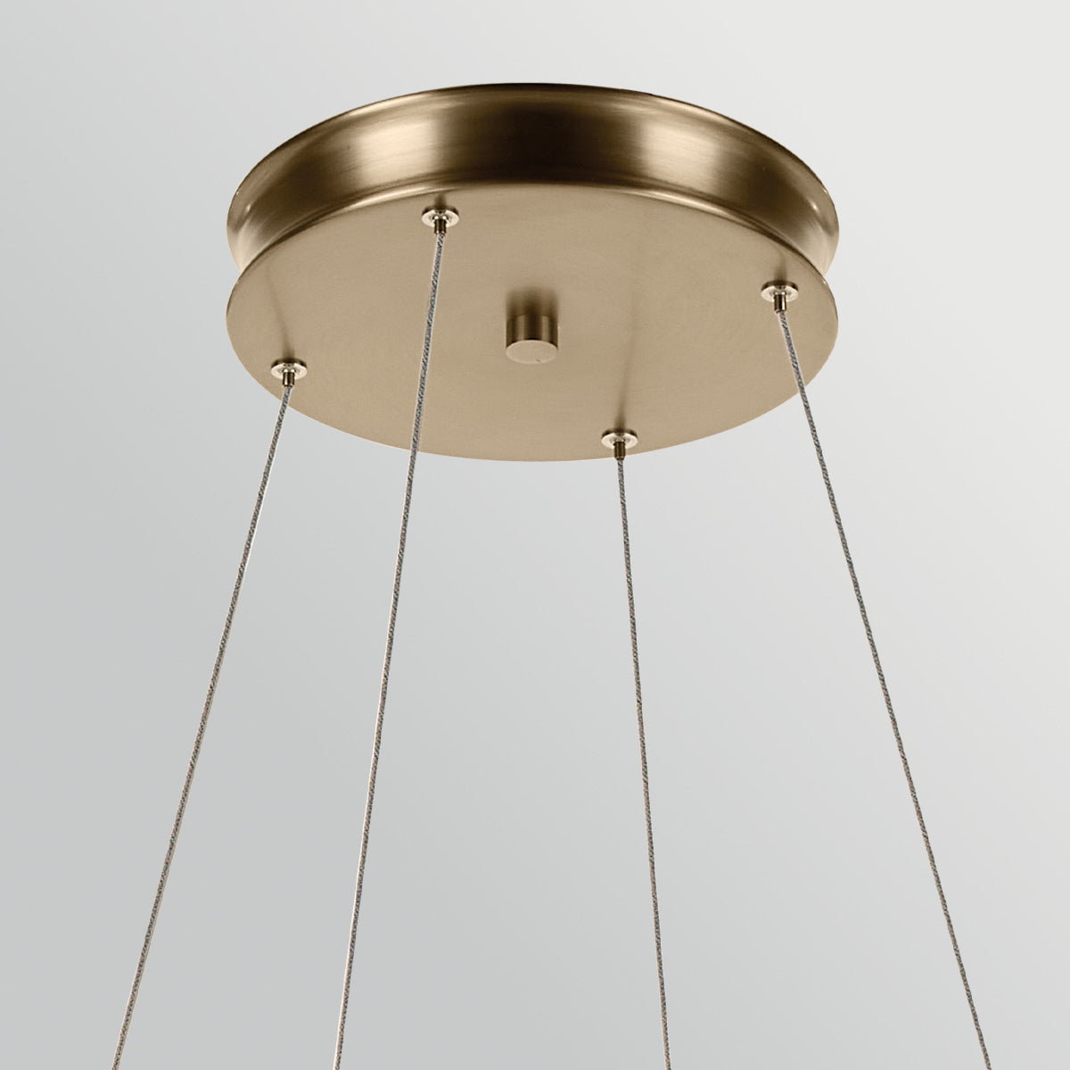 Larousse Large LED Pendant in Champagne Bronze