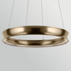 Larousse Medium LED Pendant in Champagne Bronze