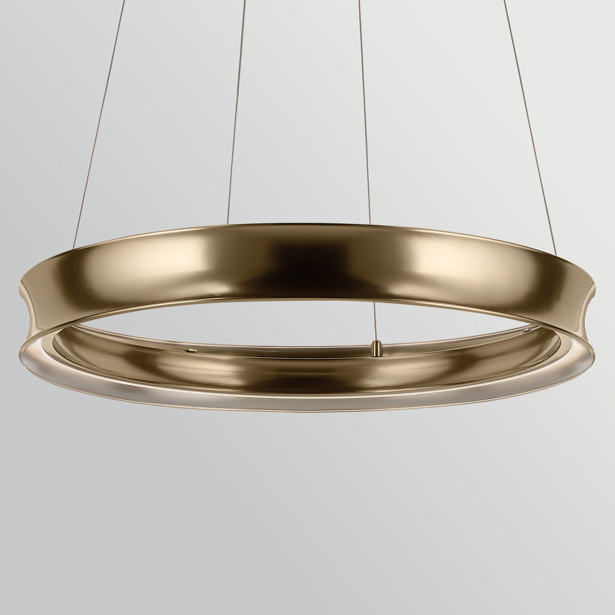 Larousse Medium LED Pendant in Champagne Bronze