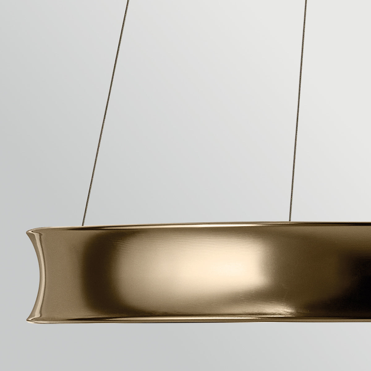 Larousse Medium LED Pendant in Champagne Bronze