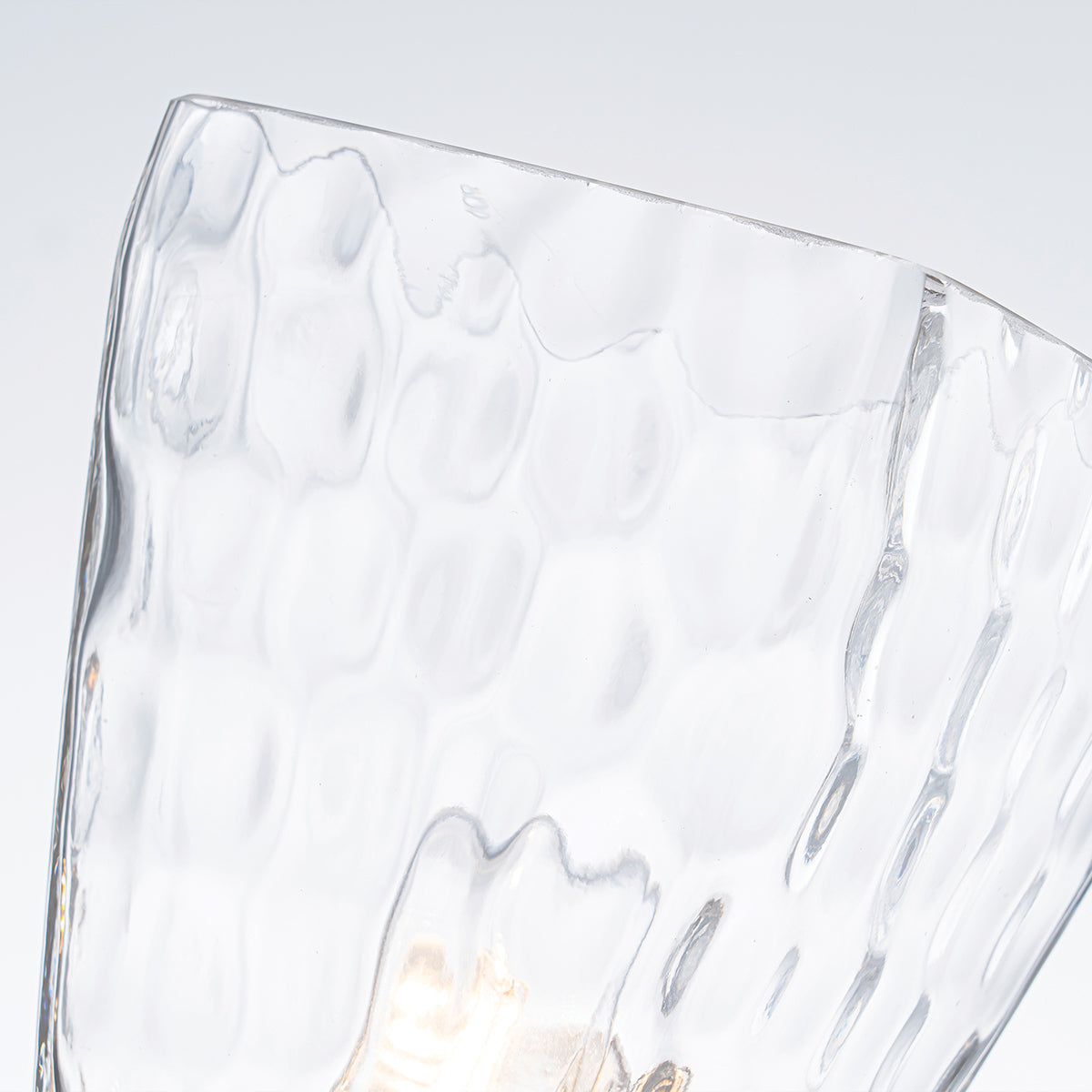 Marant IP44 Wall Light in Polished Chrome and Clear Water Glass Shade