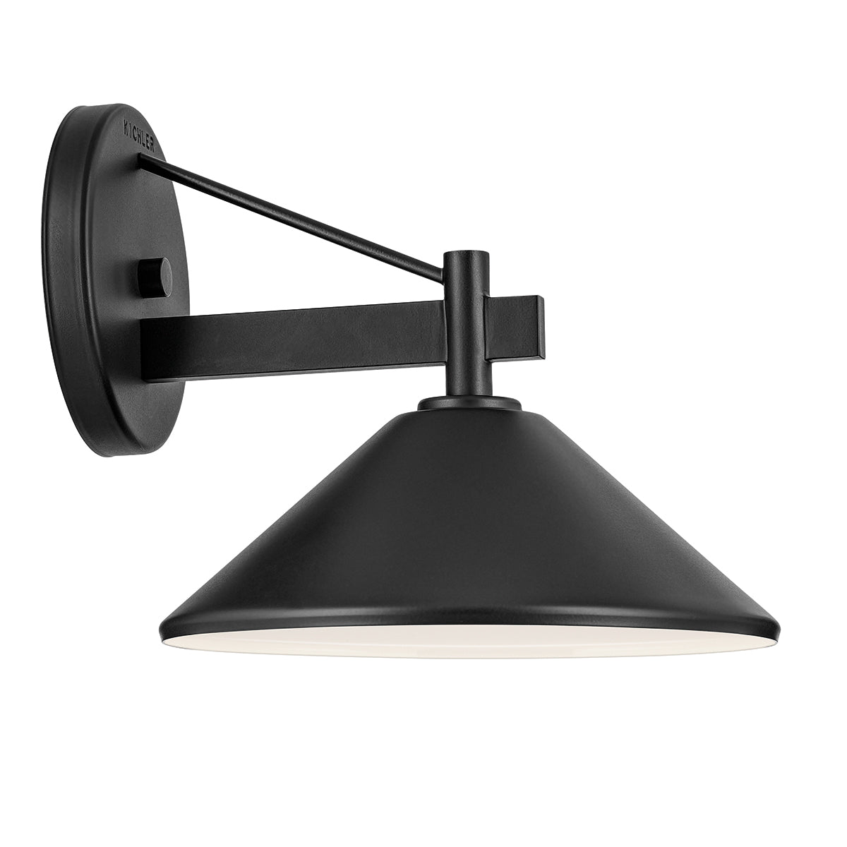Ripley IP44 Medium LED Wall Lantern in Black
