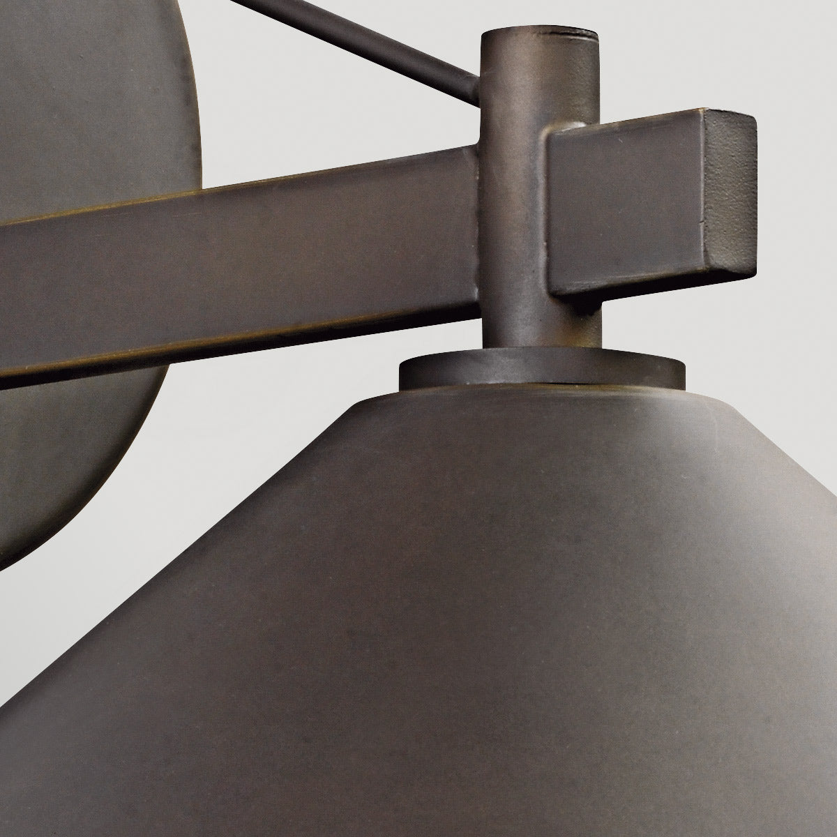 Ripley IP44 Medium LED Wall Lantern in Old Bronze