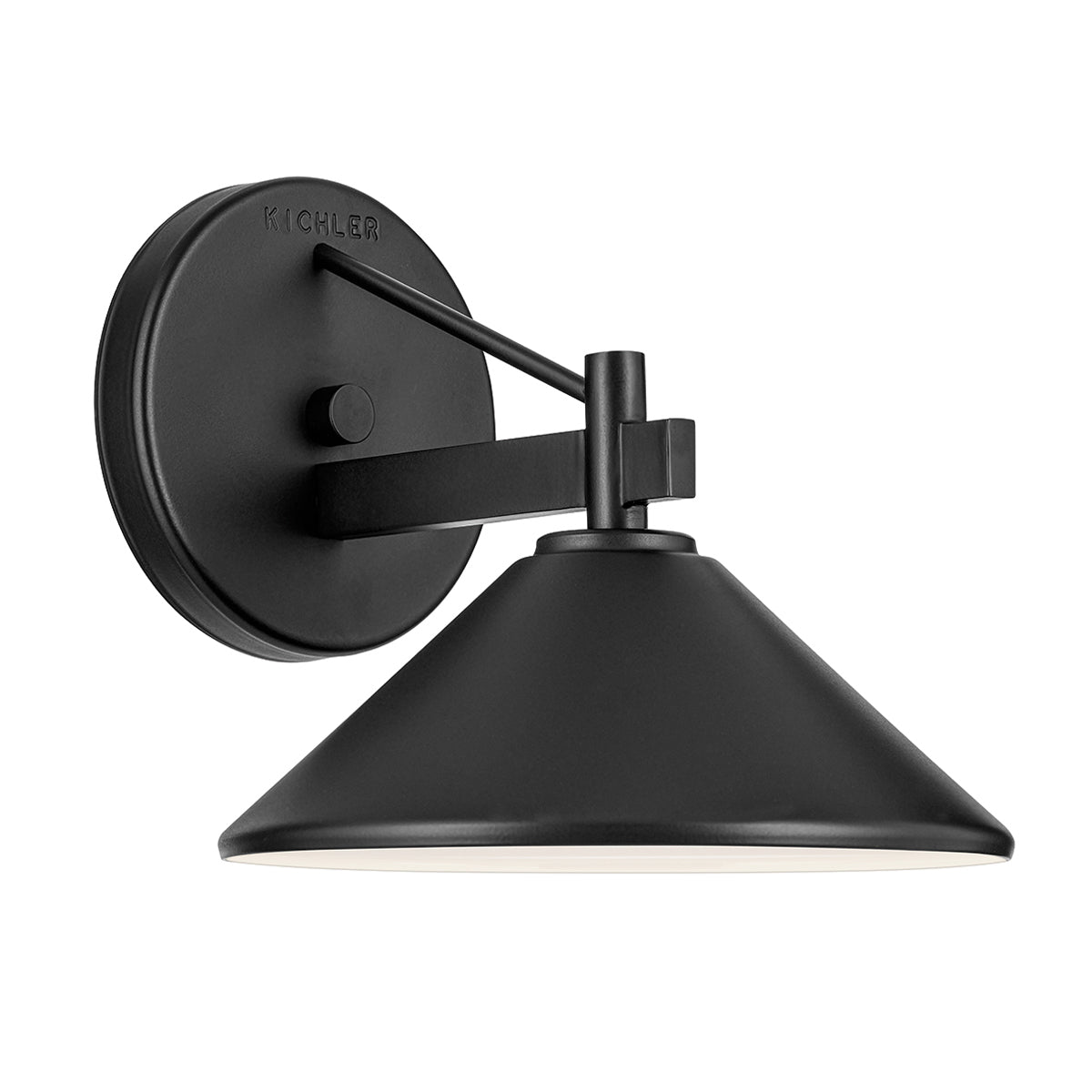 Ripley IP44 Small LED Wall Lantern in Black