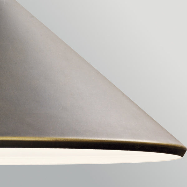 Ripley IP44 Small LED Wall Lantern in Old Bronze