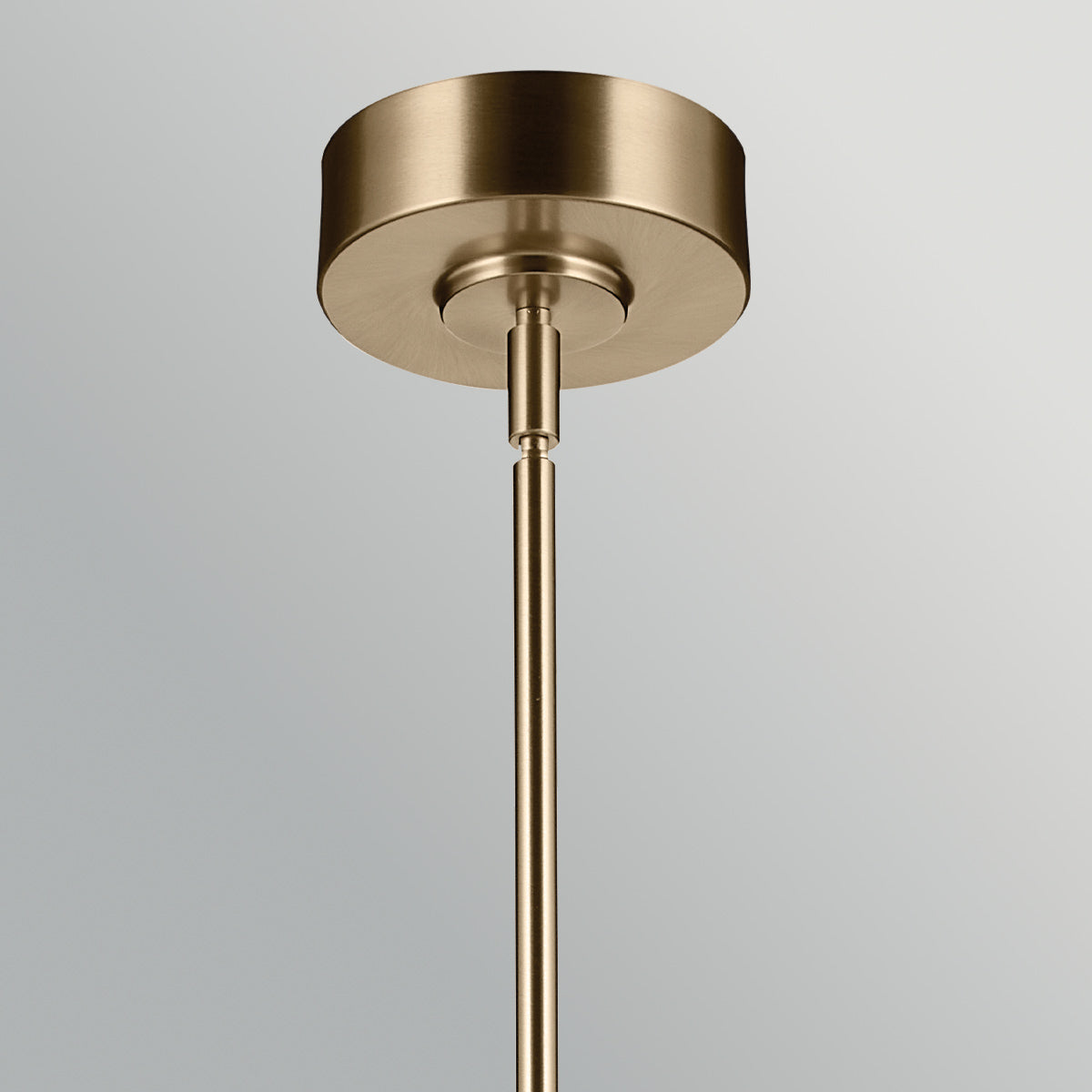 Riven LED Single Drop Pendant in Champagne Bronze