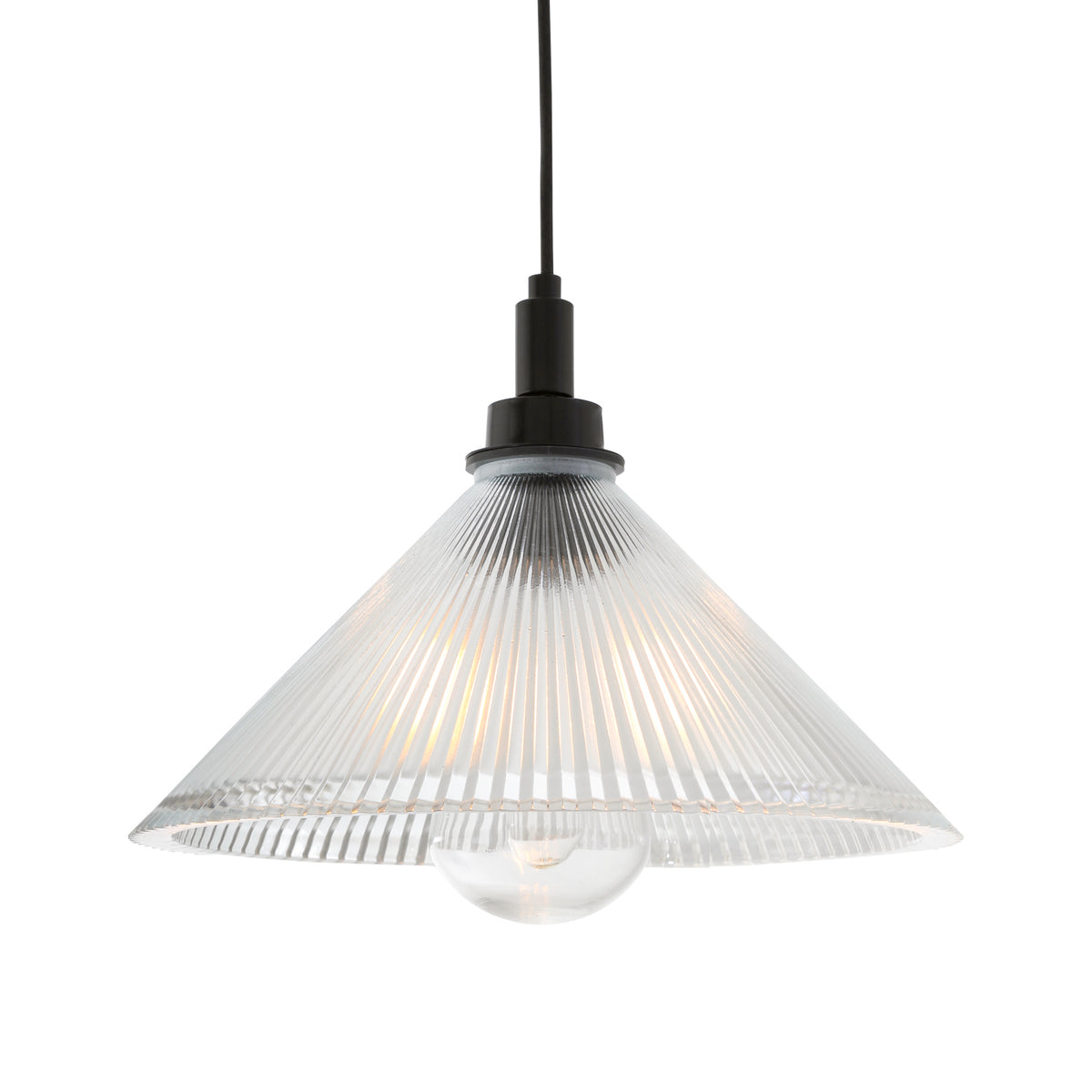 Beck IP65 30cm Pendant Light with Matte Black Detail