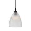 Brooke IP65 20cm Pendant Light with Matt Black Detail