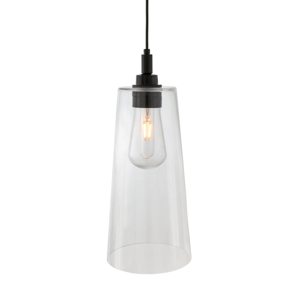 Cari IP65 Pendant Light with Matte Black Detail