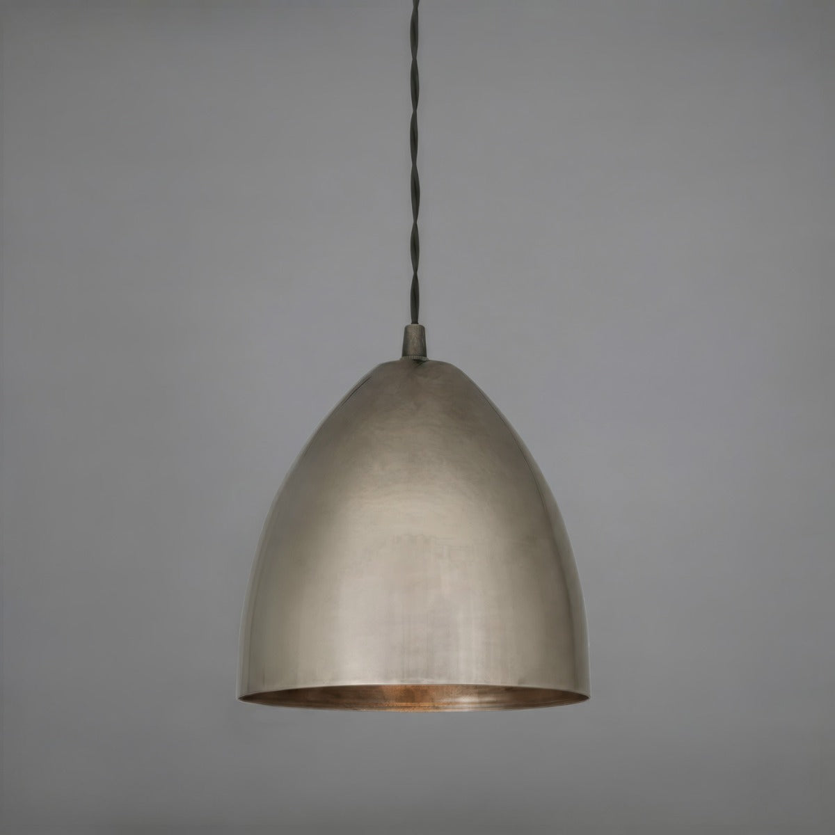 Skyler 16cm Single Drop Pendant in Antique Silver