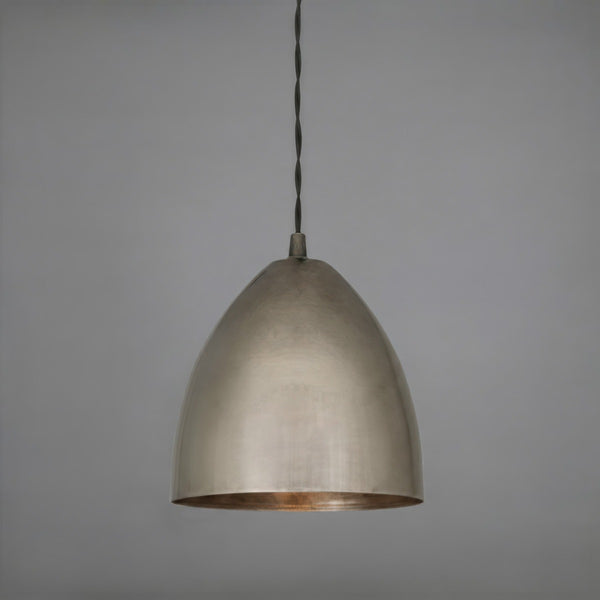 Skyler 16cm Single Drop Pendant in Antique Silver