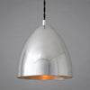 Skyler 16cm Single Drop Pendant in Polished Chrome