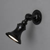 Accra Traditional Small Brass Spotlight in Gloss Black