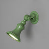 Accra Traditional Small Brass Spotlight in Sage Green