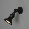 Accra Traditional Small Brass Spotlight in Matt Black