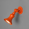 Accra Traditional Small Brass Spotlight in Orange