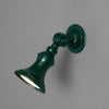 Accra Traditional Small Brass Spotlight in Racing Green