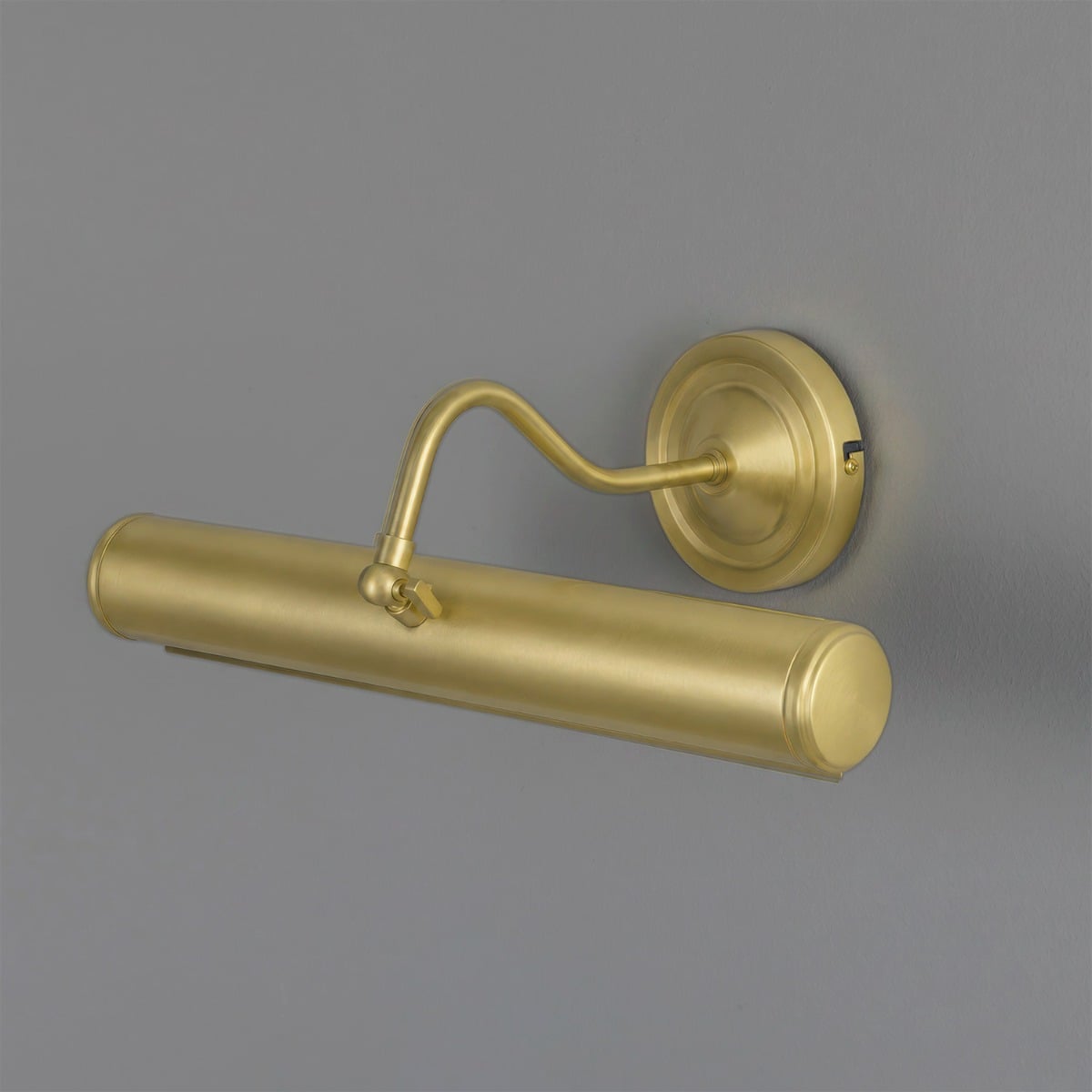 Elle Solid Brass Picture Light in Satin Brass