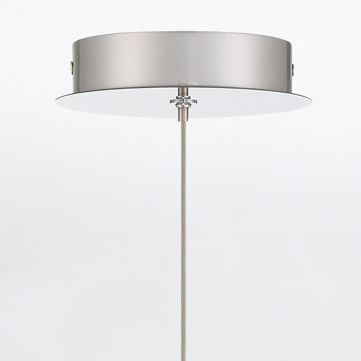 Atomo Single Drop IP44 LED Pendant in Polished Chrome with Clear Glass Globe