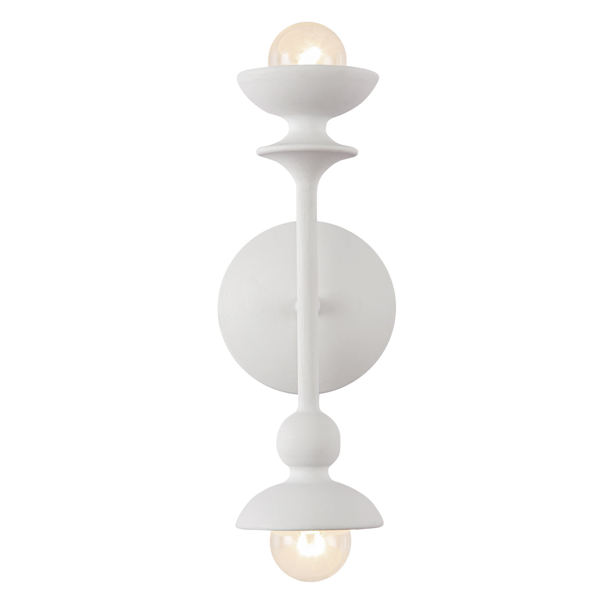 Cadence Two Lamp Wall Light in Antique White