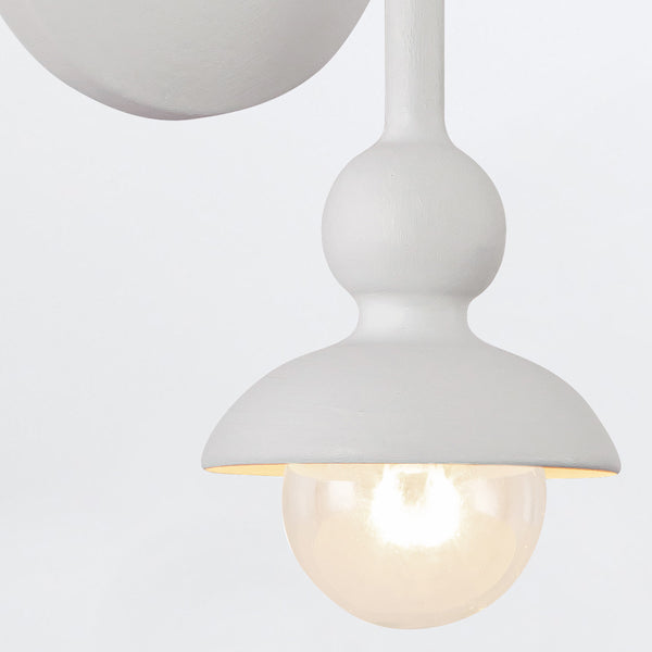 Cadence Two Lamp Wall Light in Antique White