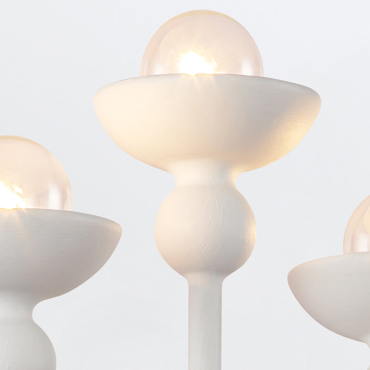 Cadence Six Lamp Wall Light in Antique White