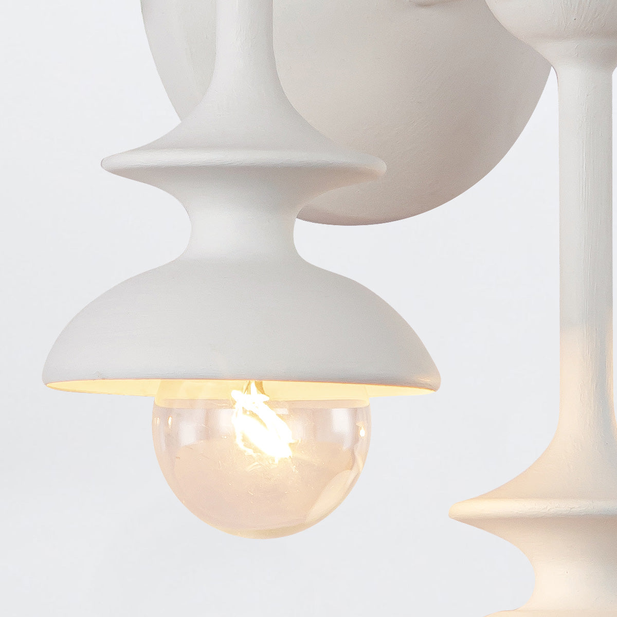 Cadence Six Lamp Wall Light in Antique White