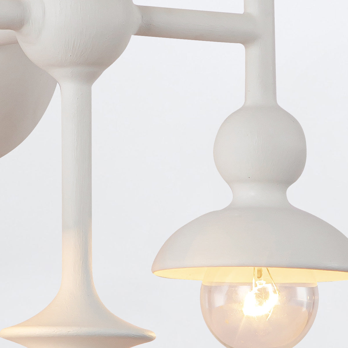 Cadence Six Lamp Wall Light in Antique White