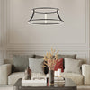Cadoux LED Pendant Chandelier in Matte Black