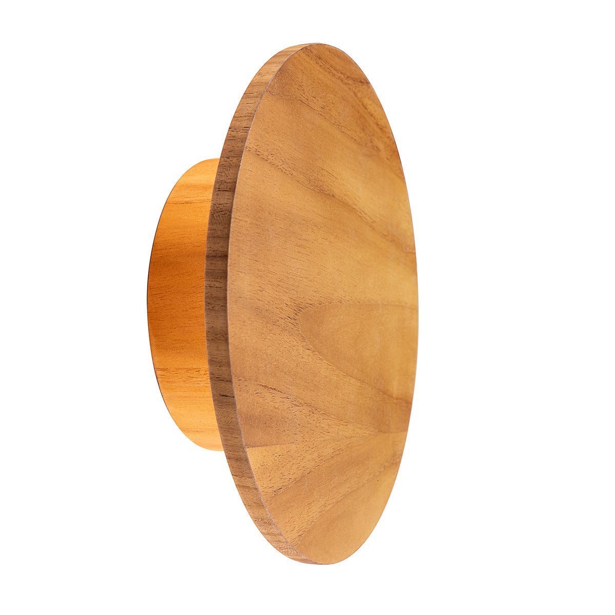 Accord Clean Natural Teak Wood Veneer 8w LED Wall Light