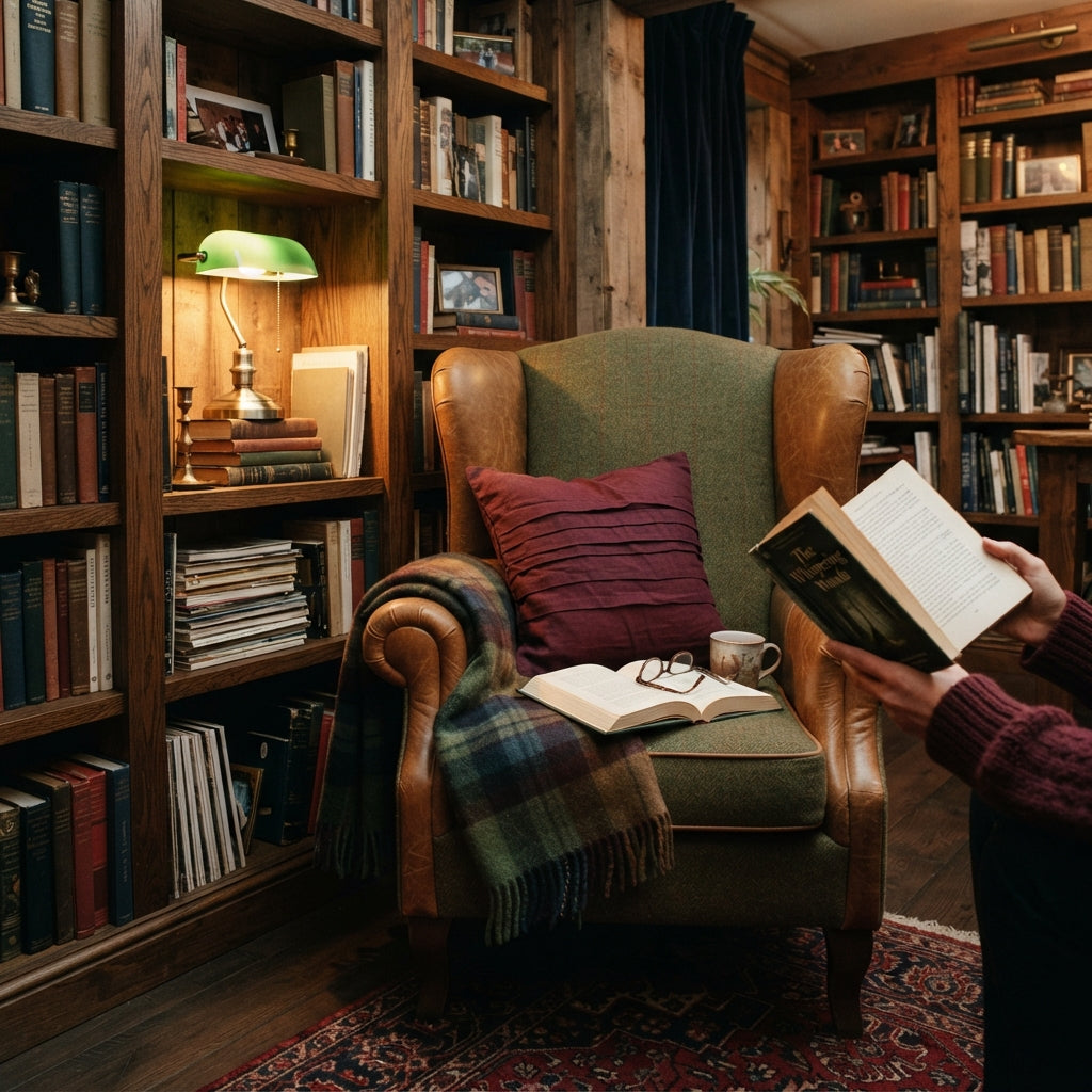 Collected Poetcore Reading Sanctuary Armchair Corner View