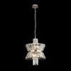 Vienna 4 Light Pendant in Polished Nickel & Clear Crystal Glass
