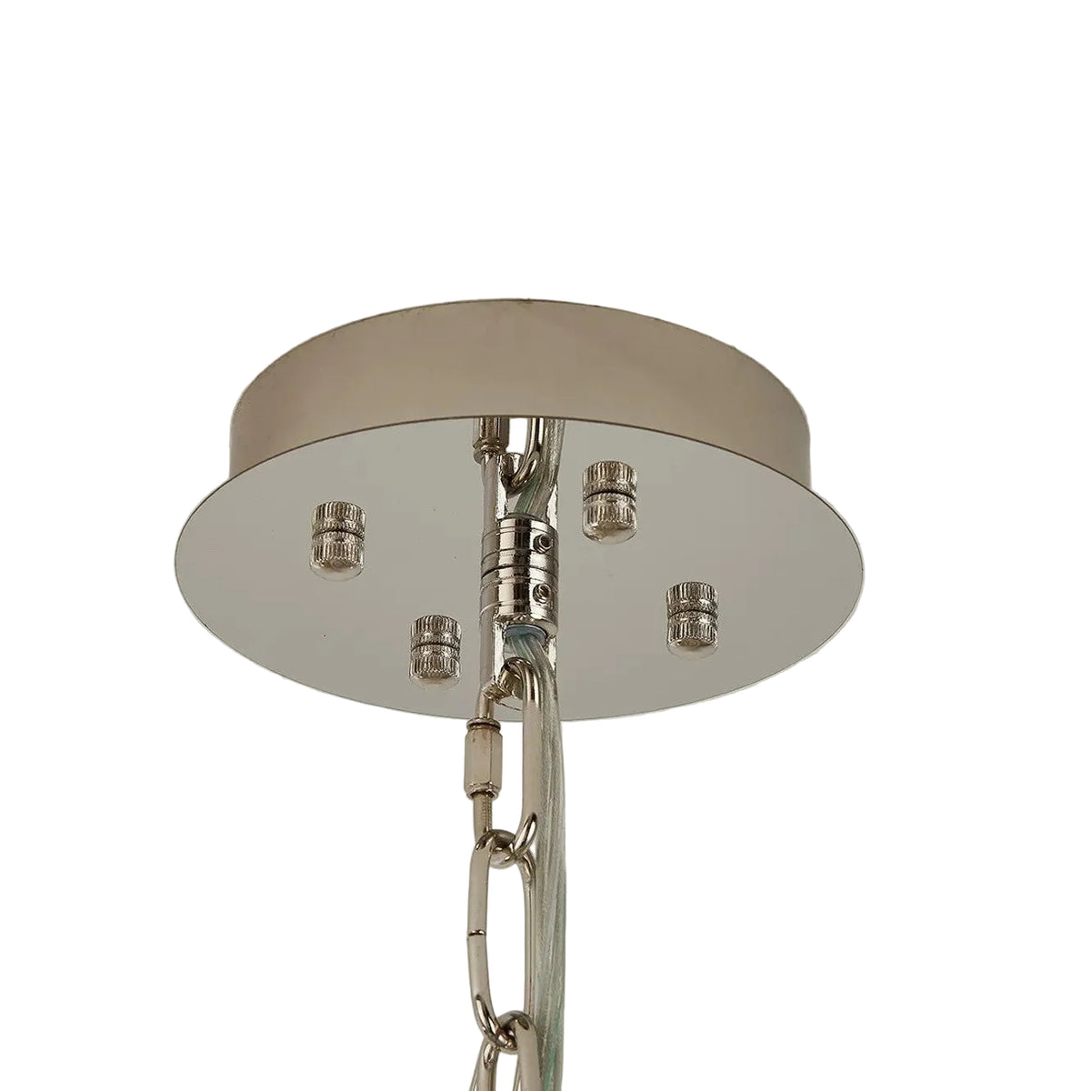 Vienna 12 Light Pendant in Polished Nickel & Clear Crystal Glass