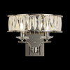 Vivienne Large Wall Light in Polished Nickel & Clear Crystal Glass